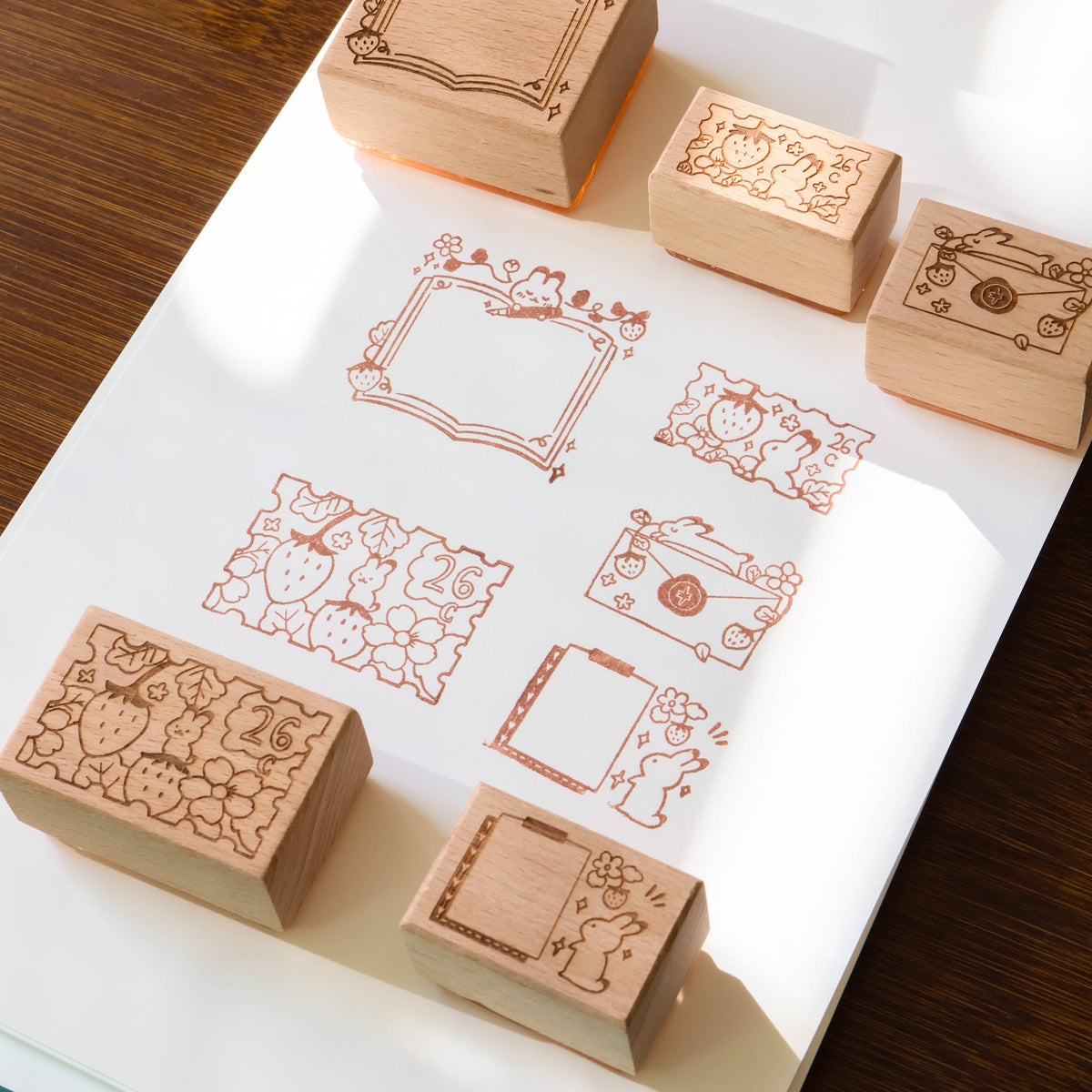 Strawberry Bunny Mystery Stamp Tin | Thousand Skies