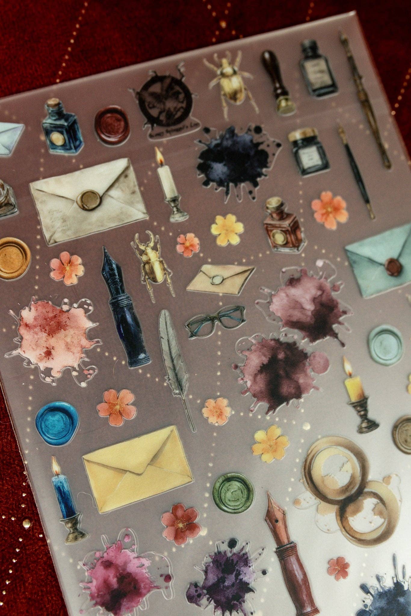 Mini Stationery Sticker Sheet | CoraCreaCrafts