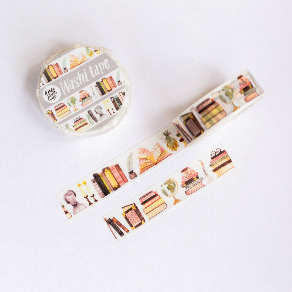 Bookshelf Washi Tape | Wild Pencil Studio