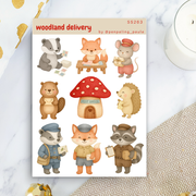 Penpaling Paula: Woodland Delivery - Sticker Sheet
