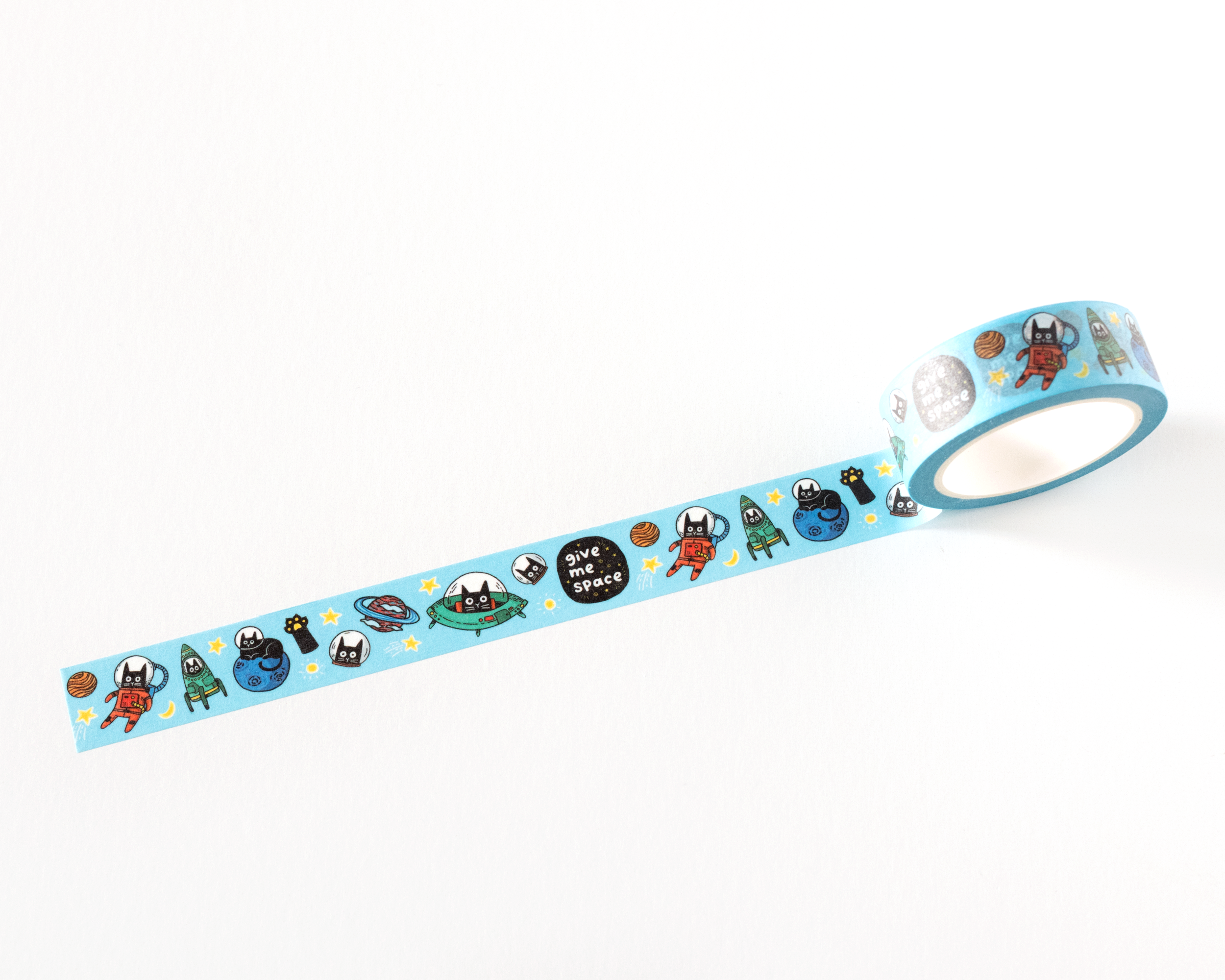 Space Cats Washi Tape by RippleSplash Studio | Papertail Fox