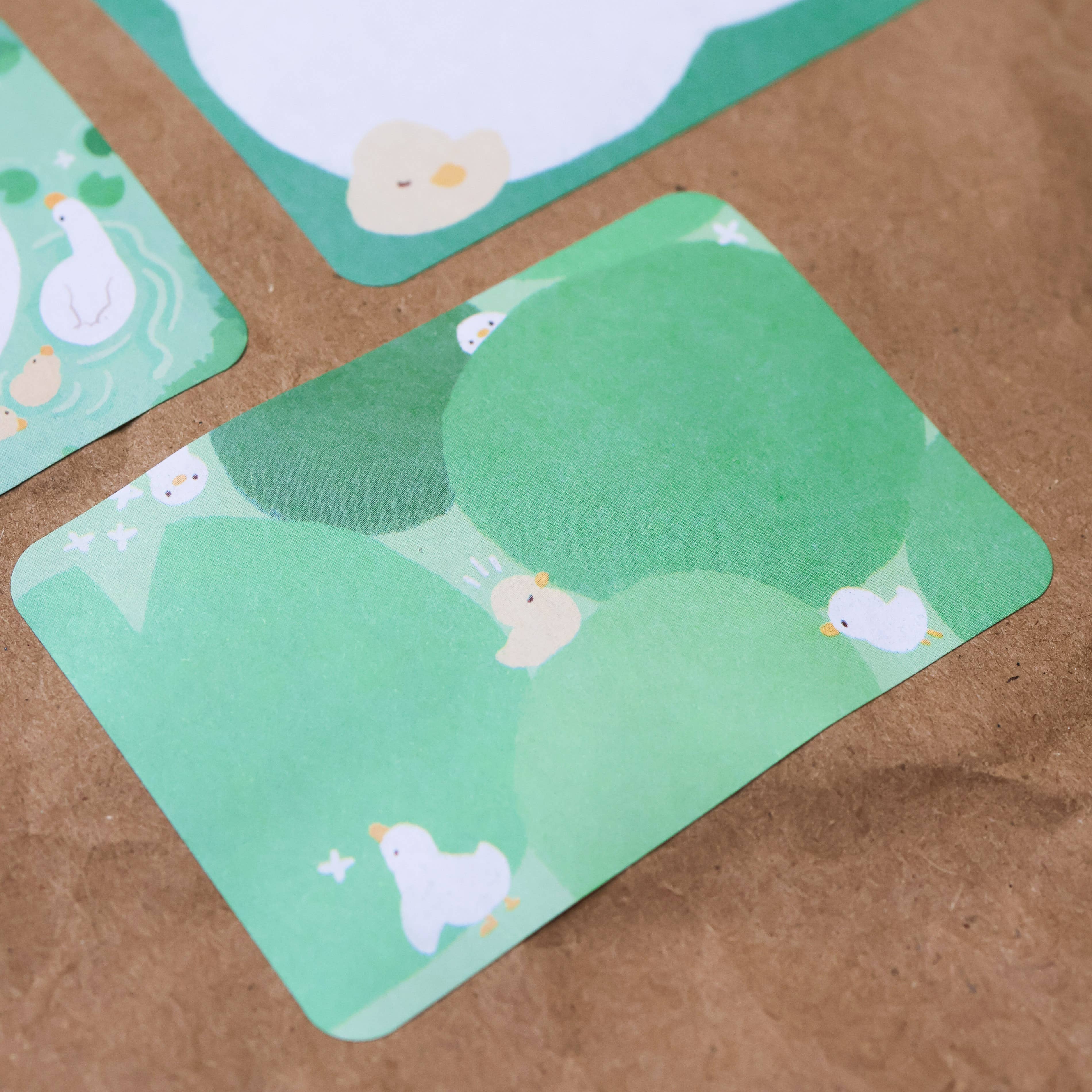 Ducks in Koi Pond Paper Roll Labels by Thousand Skies | Papertail Fox