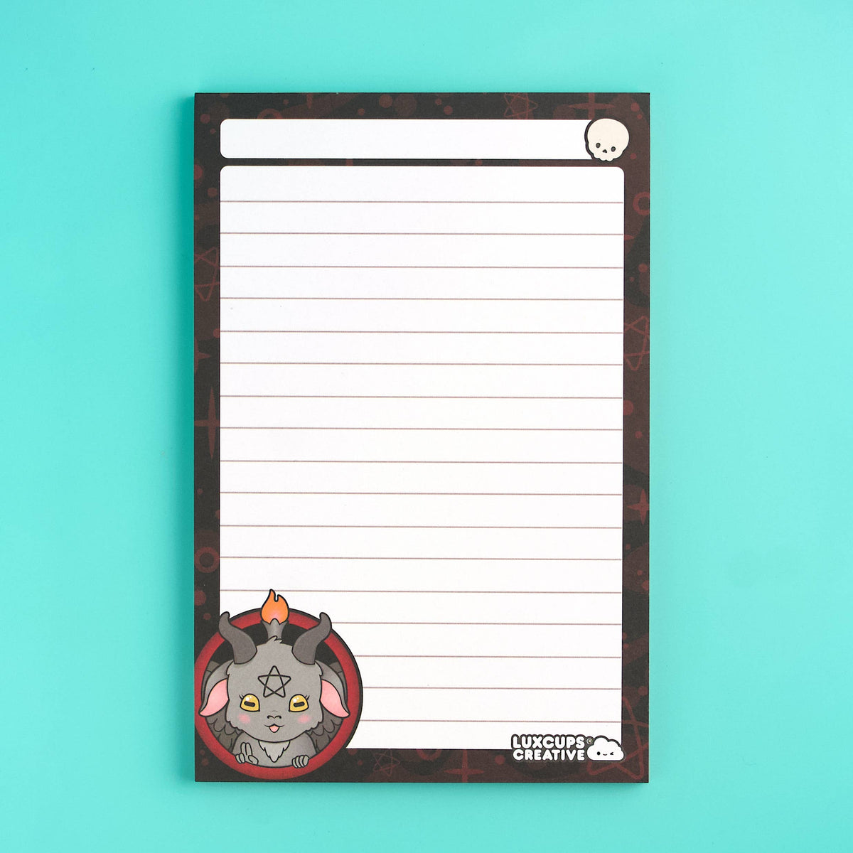 Baphomet Notepad | LuxCups Creative