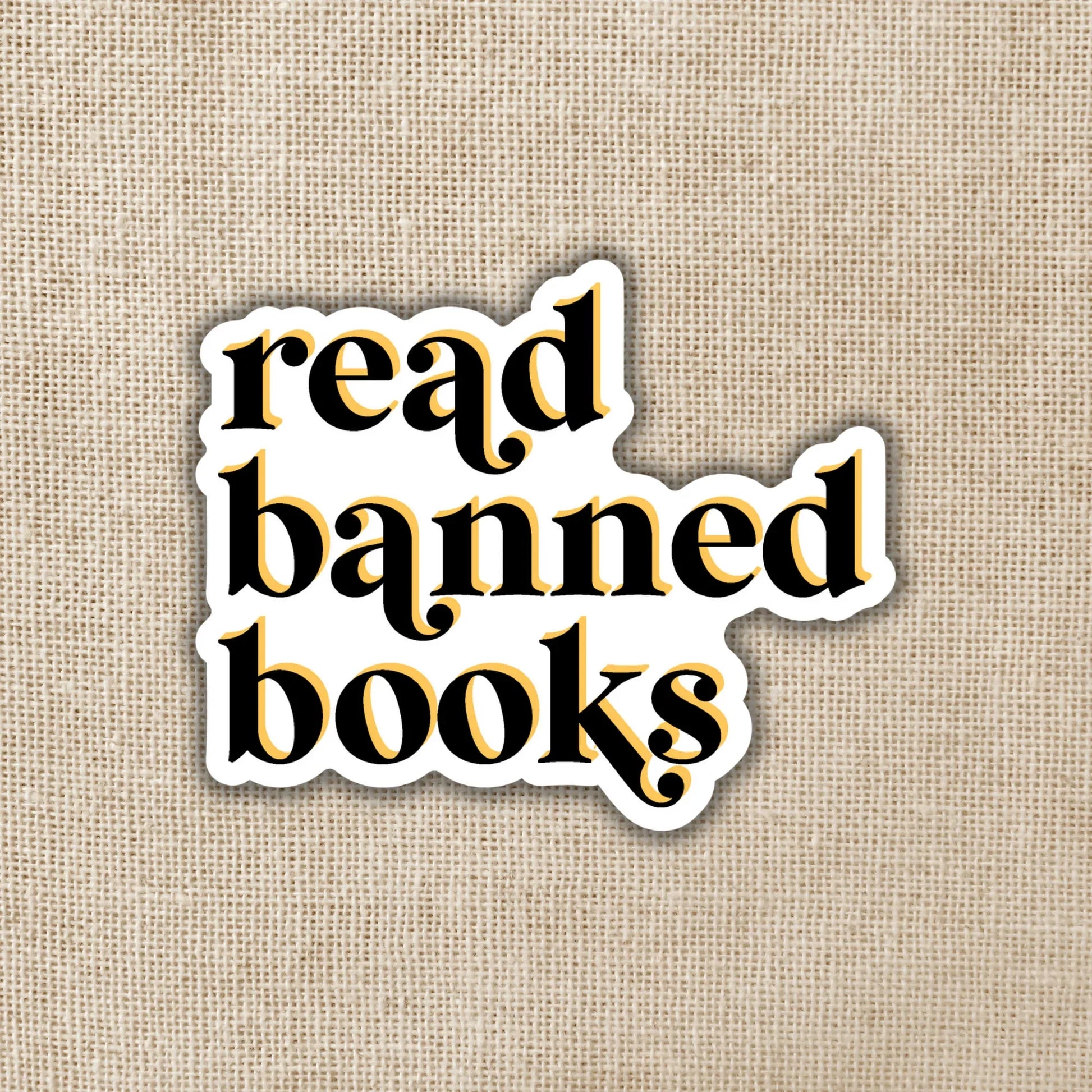 Read Banned Books Sticker | Kingdom of Threads (USA) - Papertail Fox