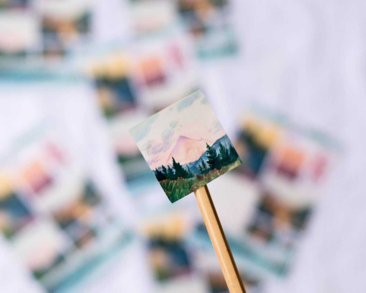 Forest Landscapes Sticker Sheet | Wild Pencil Studio