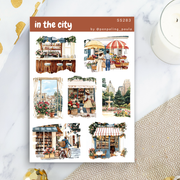 In the City Sticker Sheet | Penpaling Paula