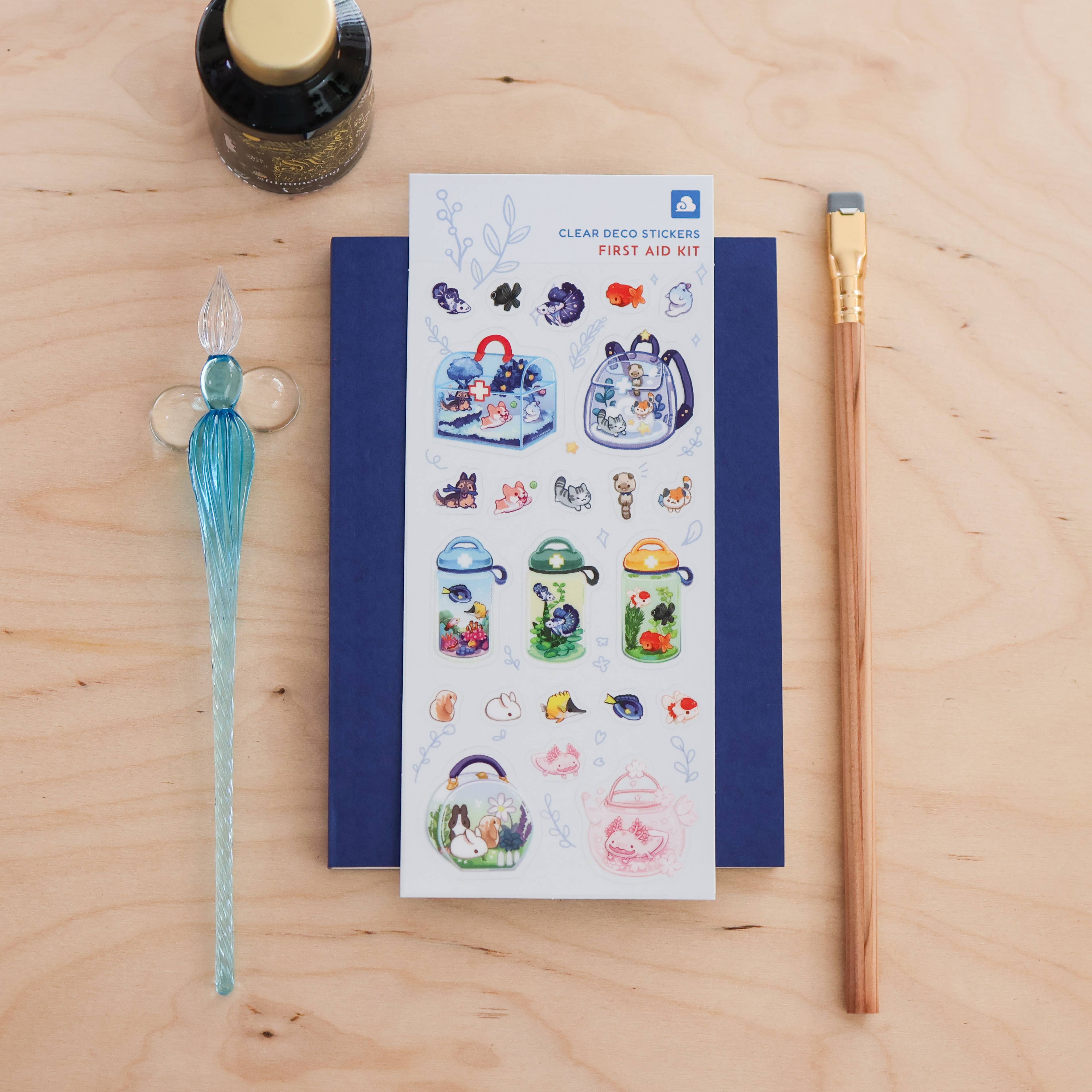 First Aid Kit Clear Sticker Sheet by Thousand Skies | Papertail Fox