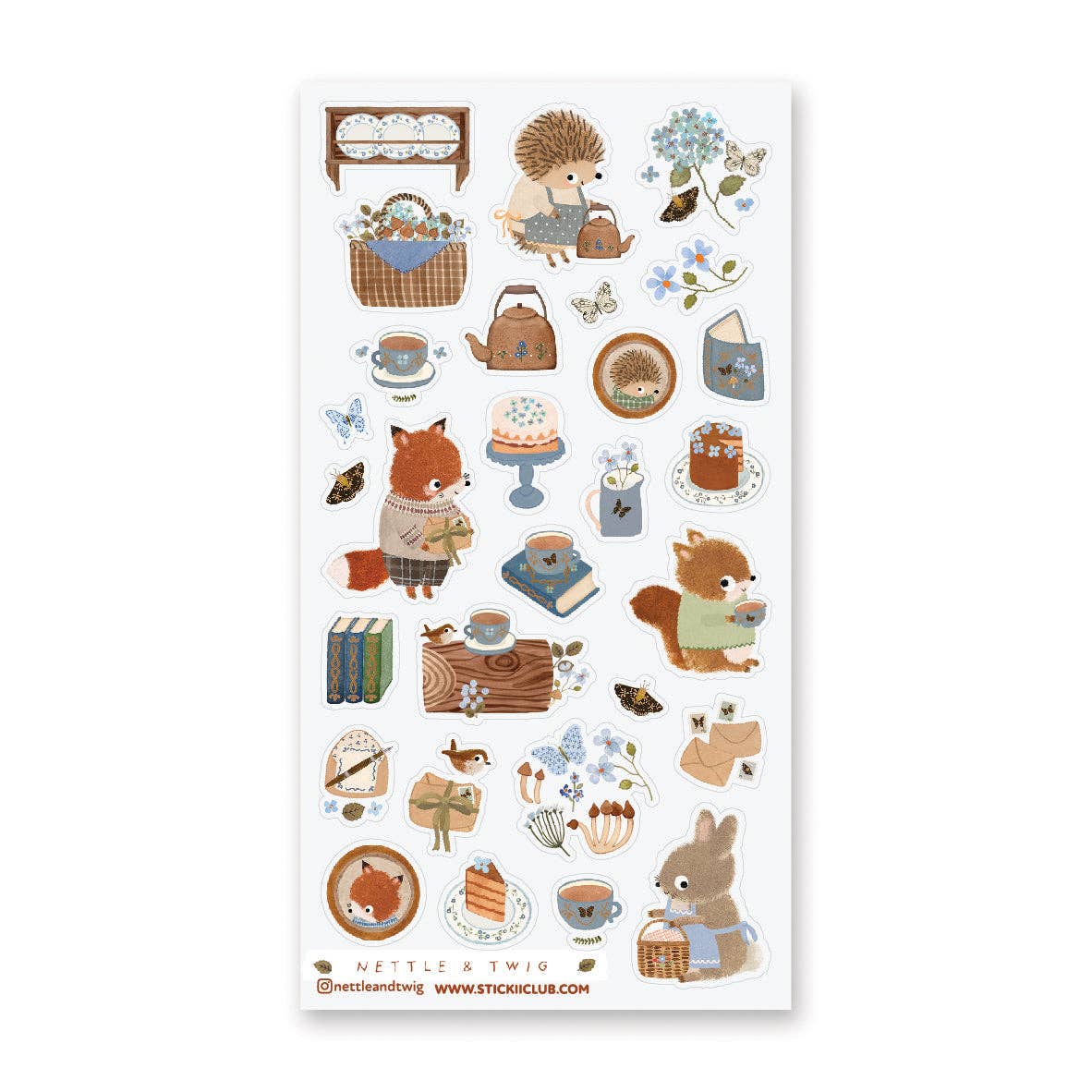 Sweet Forest Gatherings Sticker Sheet by Stickii | Papertail Fox