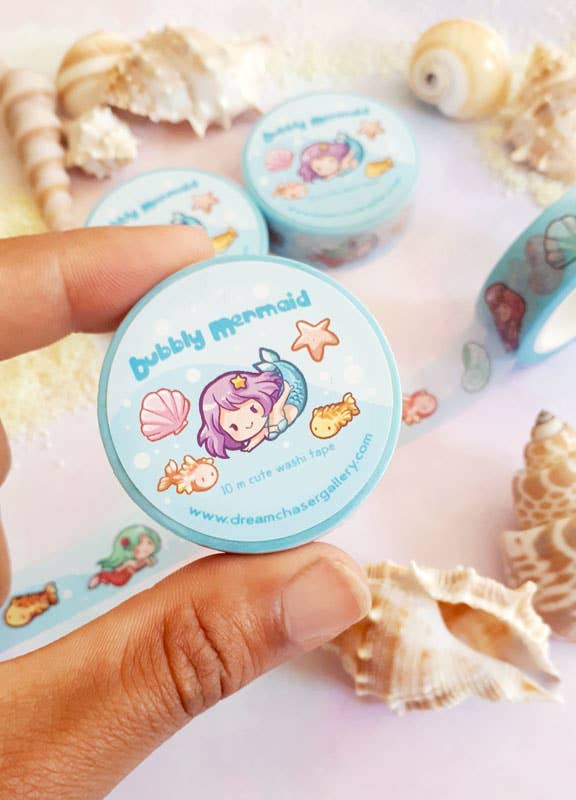 Cute Bubbly Mermaids Washi Tape