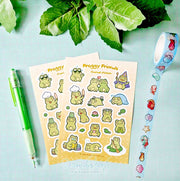 Froggy Friends 2 Sticker Sheet