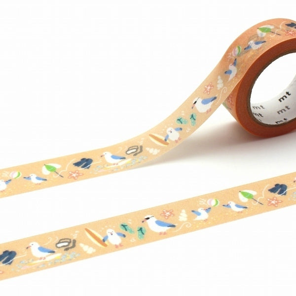 Summer Black-Tailed Gull Washi Tape by MT Tapes | Papertail Fox