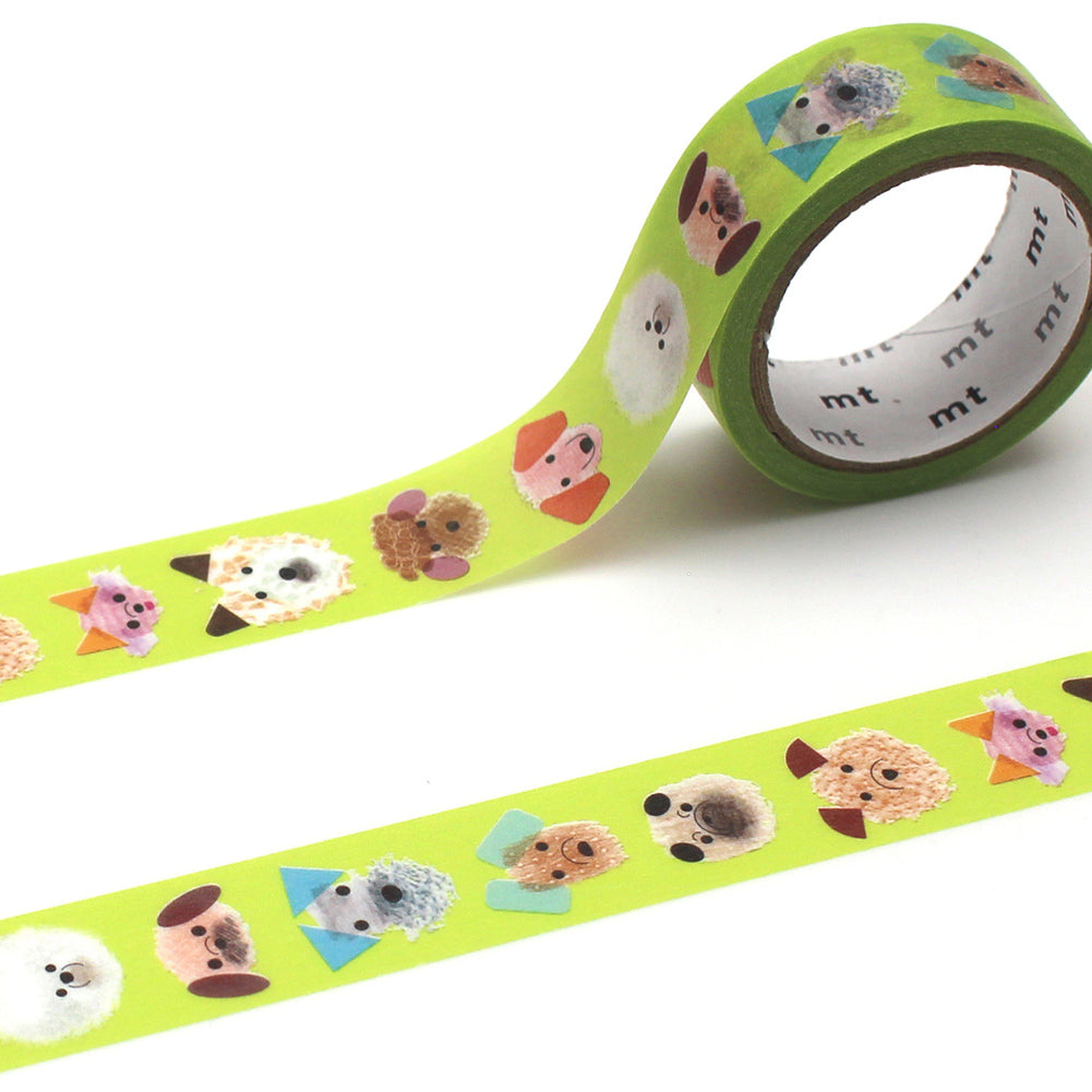 Doggie Faces Washi Tape by MT Tapes | Papertail Fox