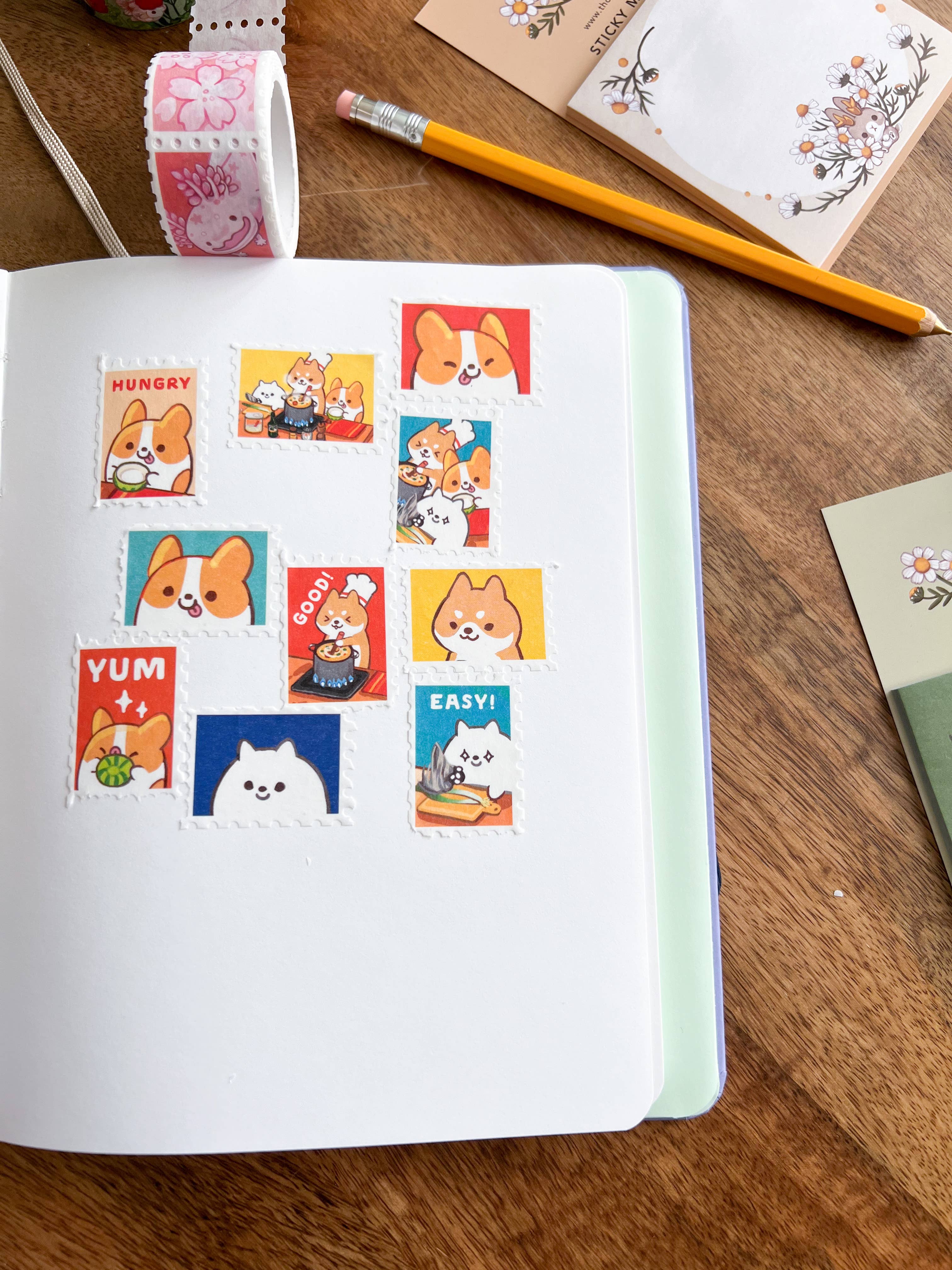 Thousand Skies Soup Season Stamp Washi Tape - 25mm