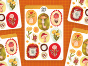 Little Paintings Sticker Sheet by Wild Pencil Studio | Papertail Fox
