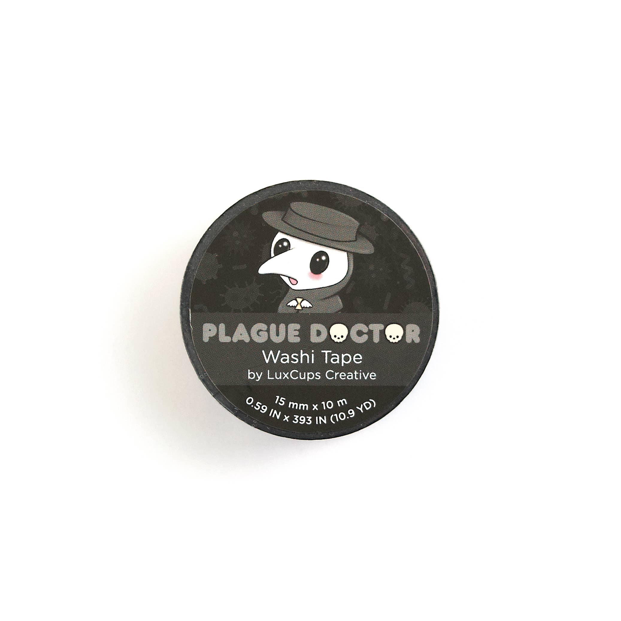 Plague Doctor Washi Tape by LuxCups Creative | Papertail Fox