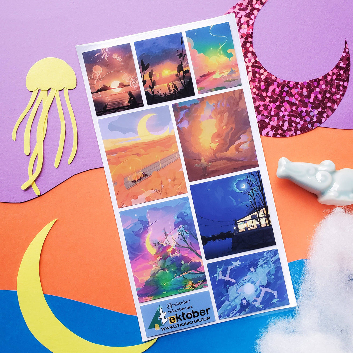 Wondrous Skies Sticker Sheet