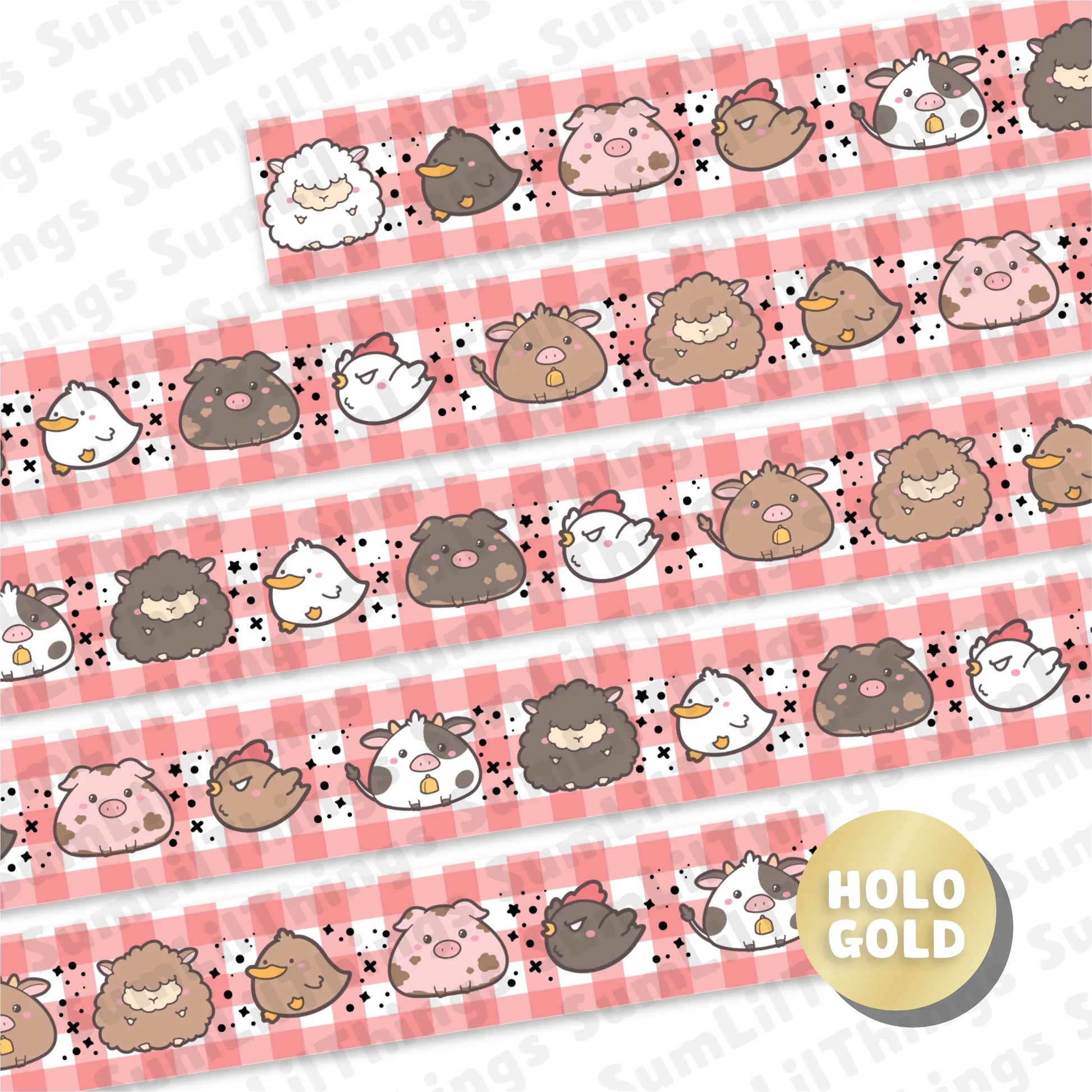 Washi Tape - Lil' Pasture Pals Collection - Papertail Fox