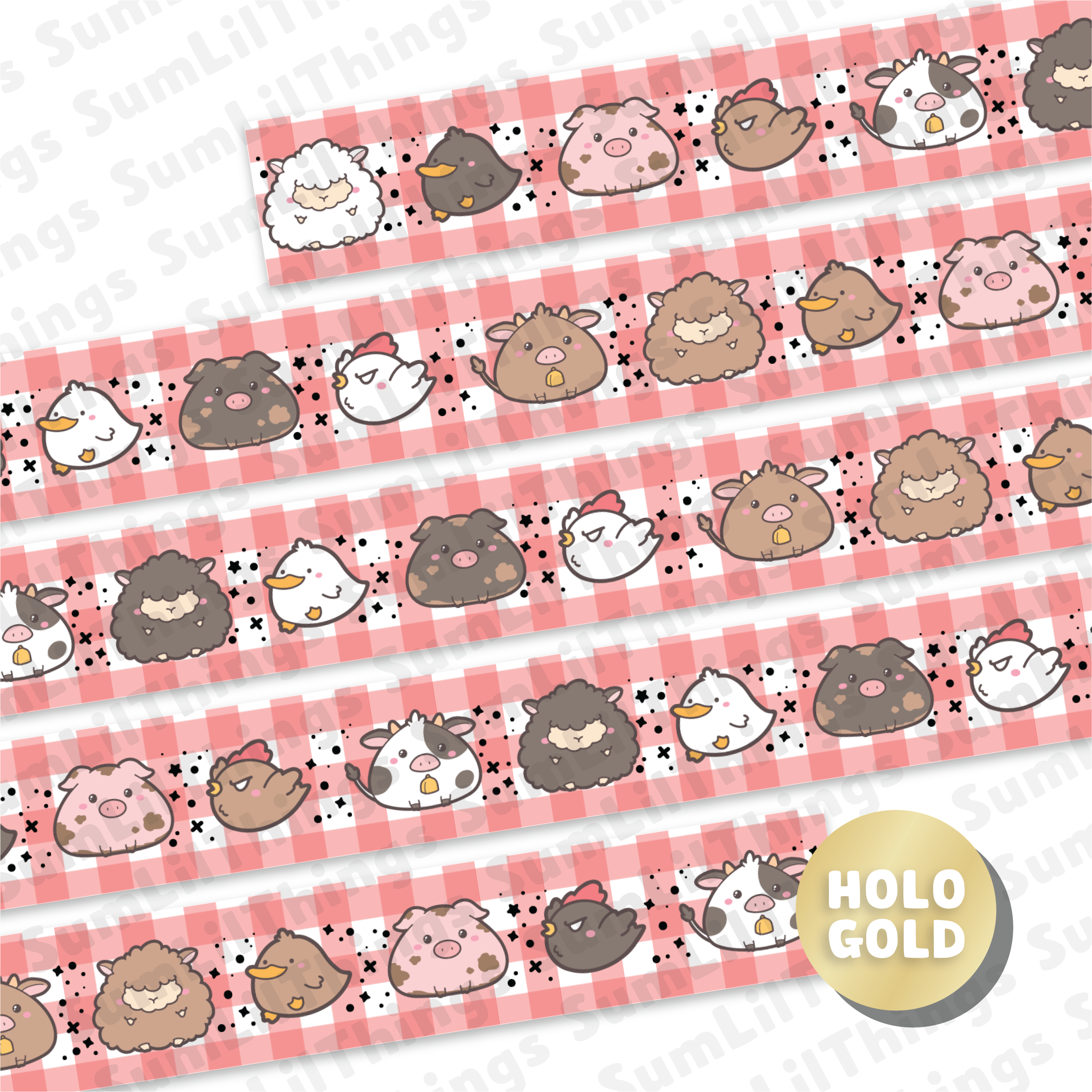 Washi Tape - Lil' Pasture Pals Collection