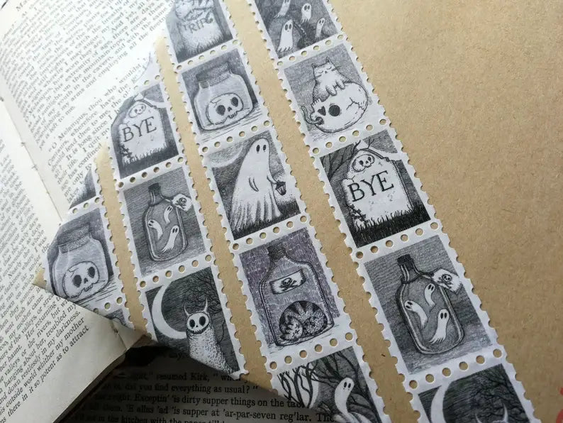 Spooky Stamps Art Washi Tape by Jon Turner | Papertail Fox