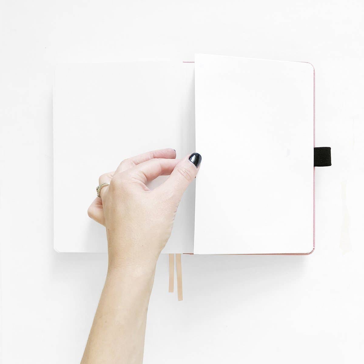 Songbird In Blue Dot Grid Notebook