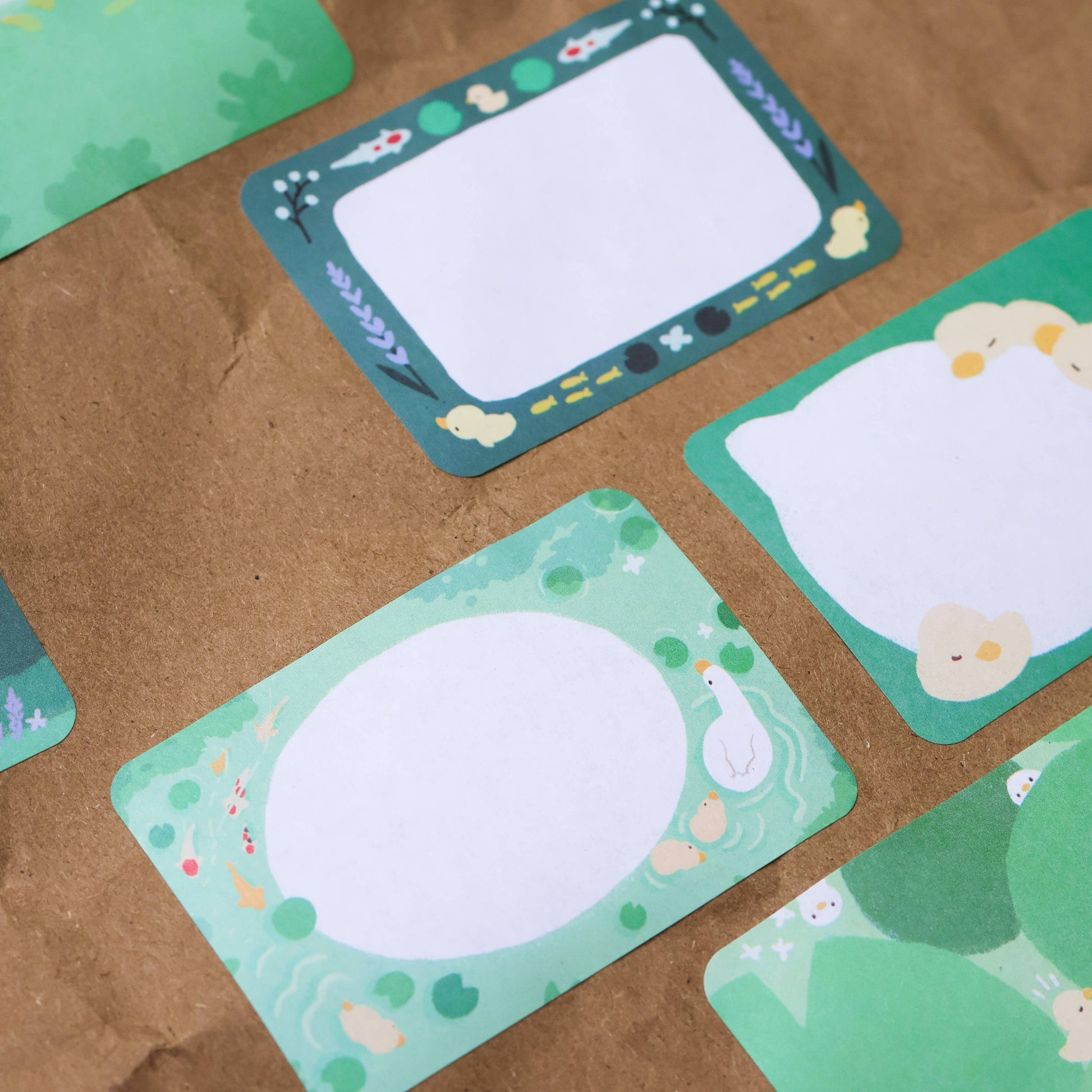 Ducks in Koi Pond Paper Roll Labels by Thousand Skies | Papertail Fox