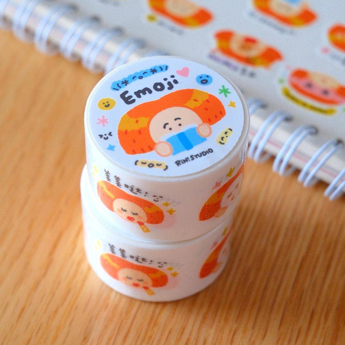 Emoji Die-Cut Washi Tape | RiN! Studio