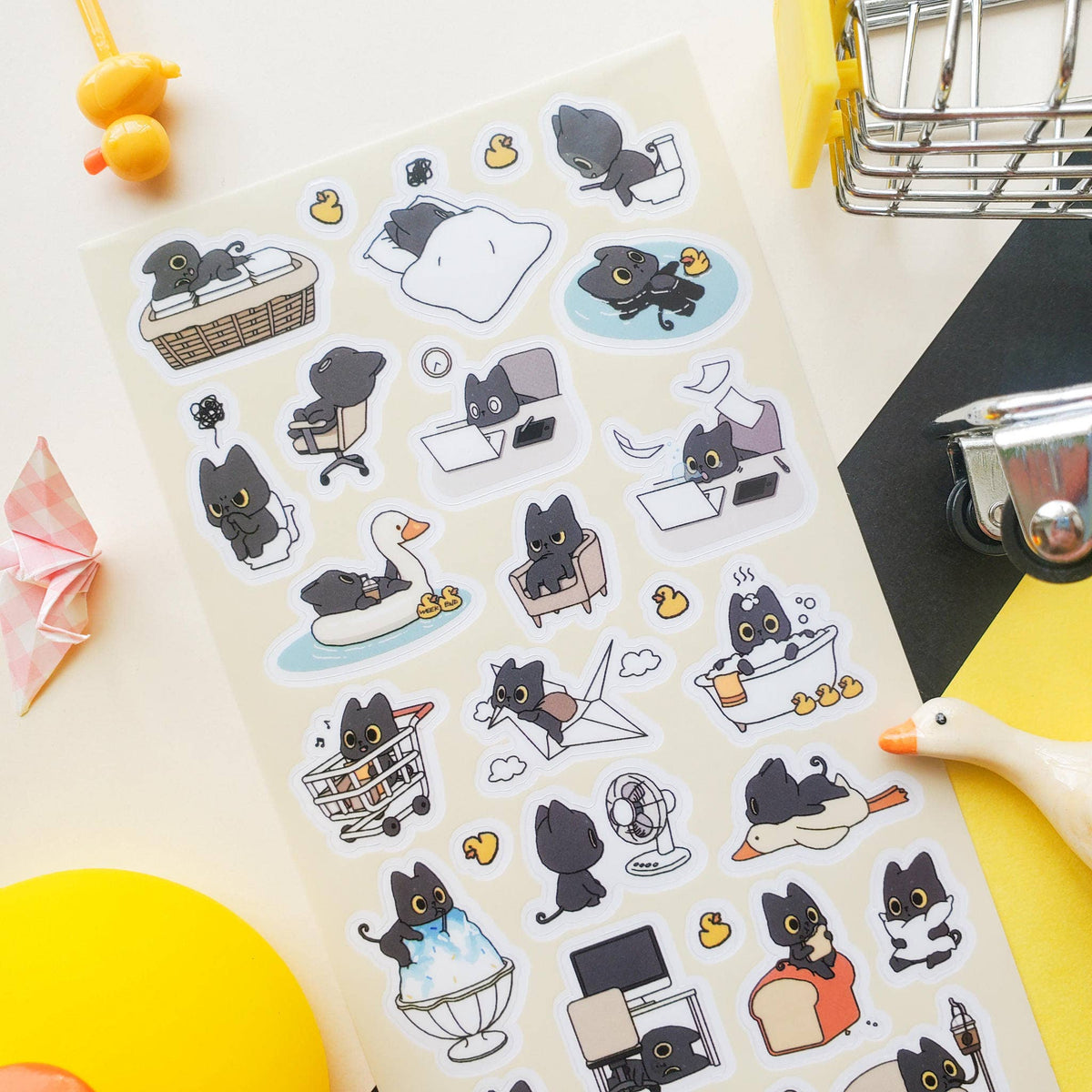 World of Cats Sticker Sheet | Stickii