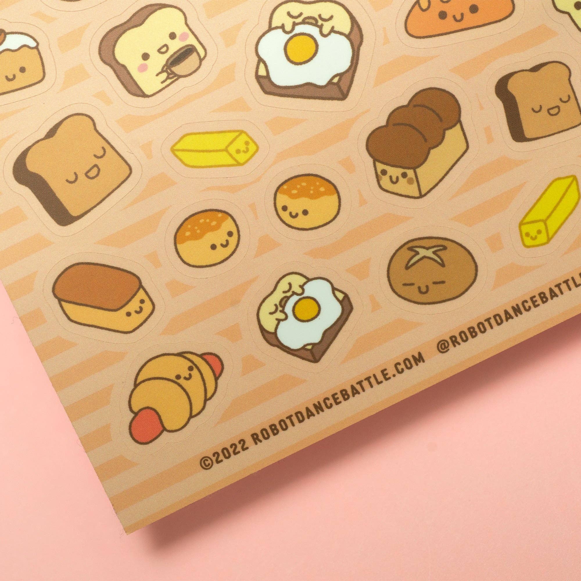 Bread Friends Sticker Sheet
