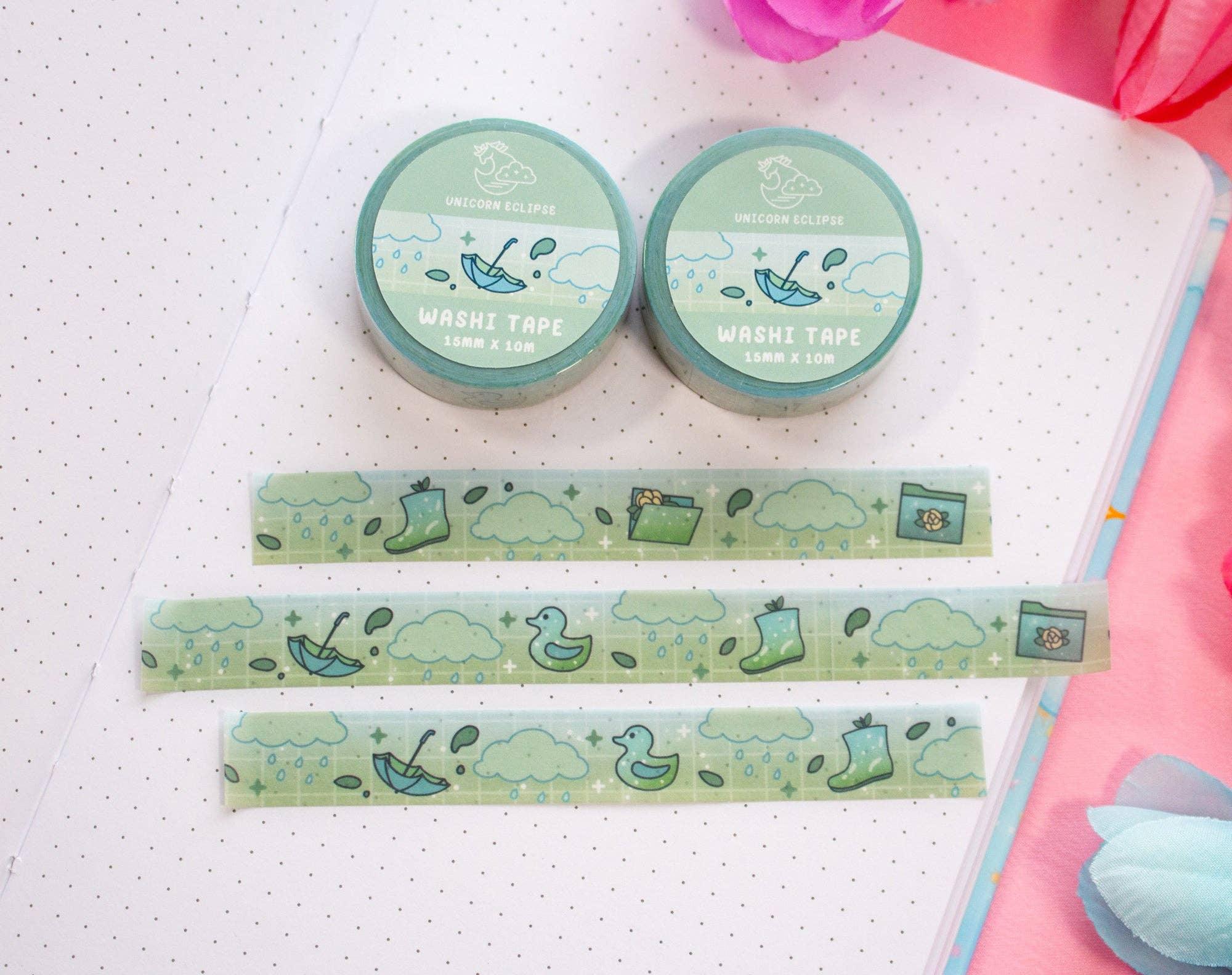 Rainy Day Washi Tape | Unicorn Eclipse - Papertail Fox