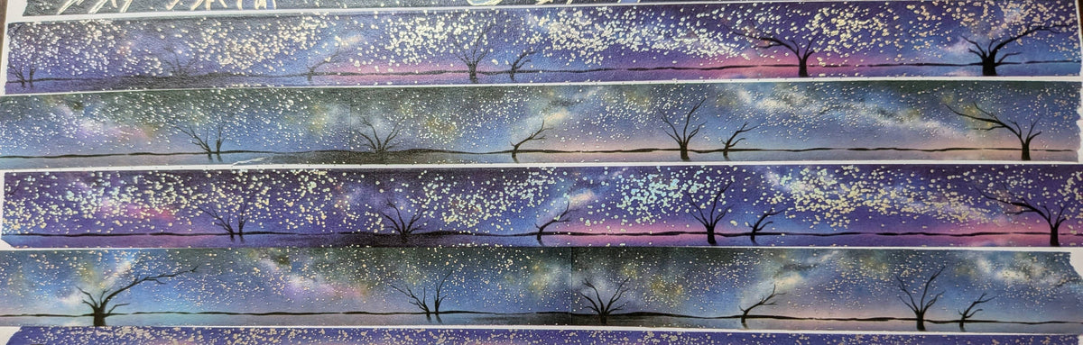 Holographic Foil Galaxy Washi Tape, Milky Way, Cosmic | Adrian Sloth Art
