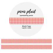 Picnic Plaid Washi Tape | Penpaling Paula