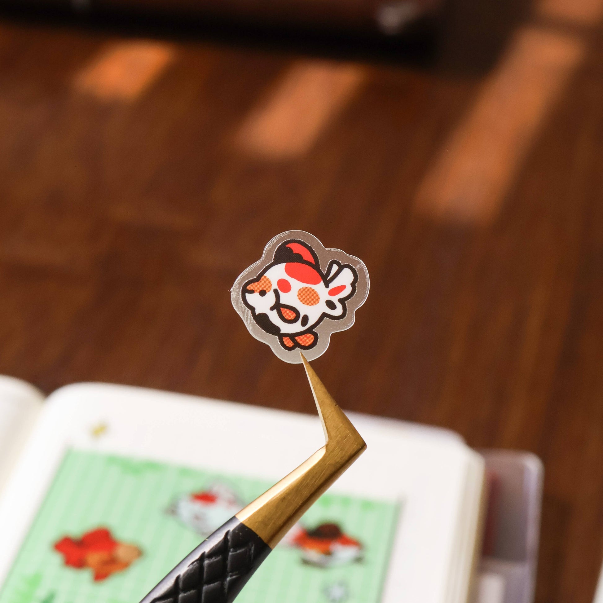 Goldfish Tracker Clear Sticker Sheet by Thousand Skies | Papertail Fox
