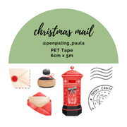 Christmas Mail Pre-Cut PET Tape | Penpaling Paula - Papertail Fox