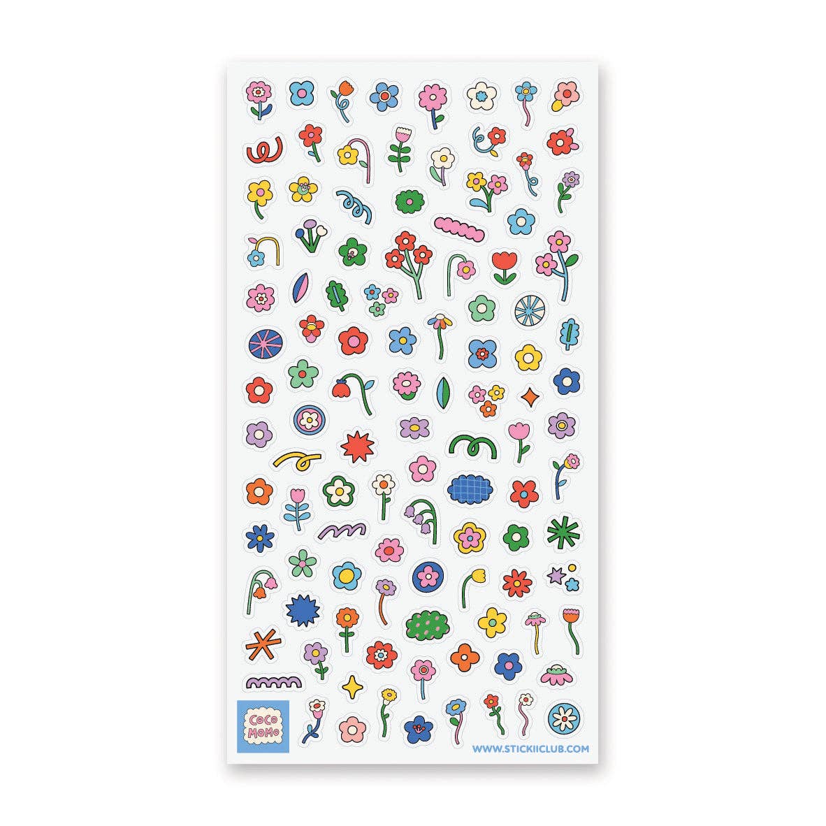 Fun Florals Sticker Sheet by Stickii | Papertail Fox