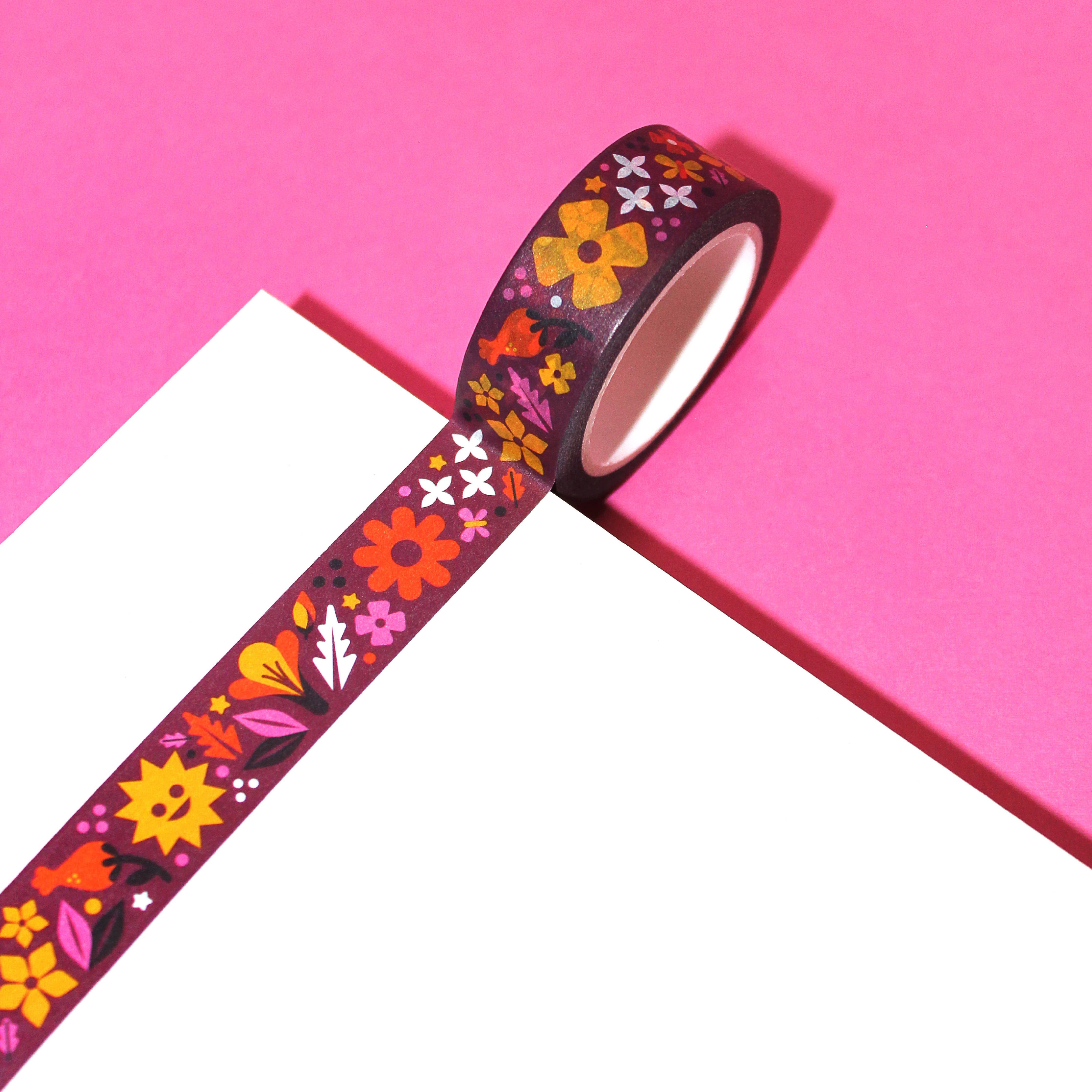 Super Bloom Washi Tape by New Heights Studio | Papertail Fox