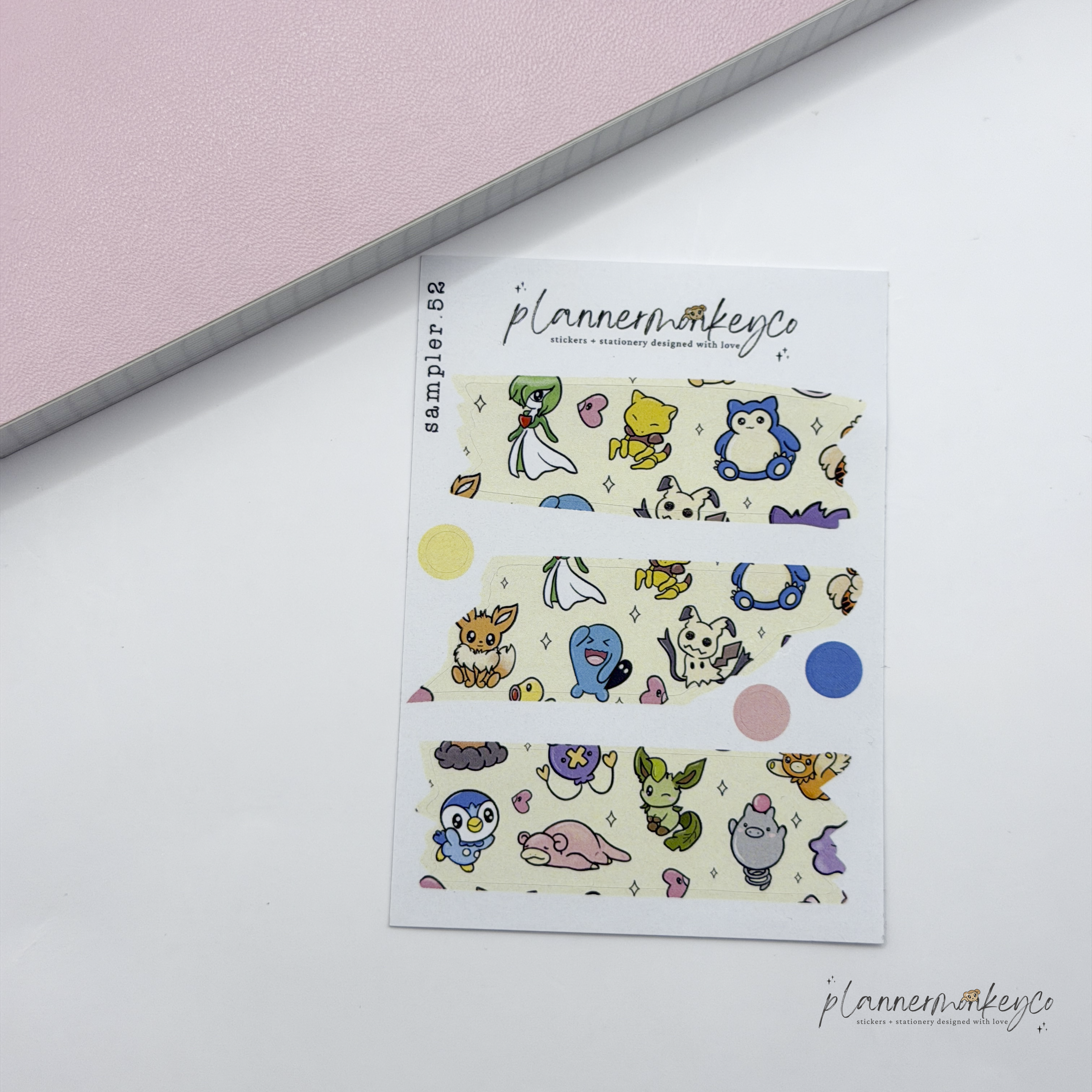 Pocket Pal Minis Sticker Sampler Sheet | Planner Monkey Co