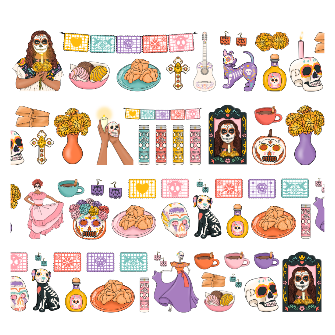 Papel Picado Pre-Cut PET Tape by Penpaling Paula | Papertail Fox