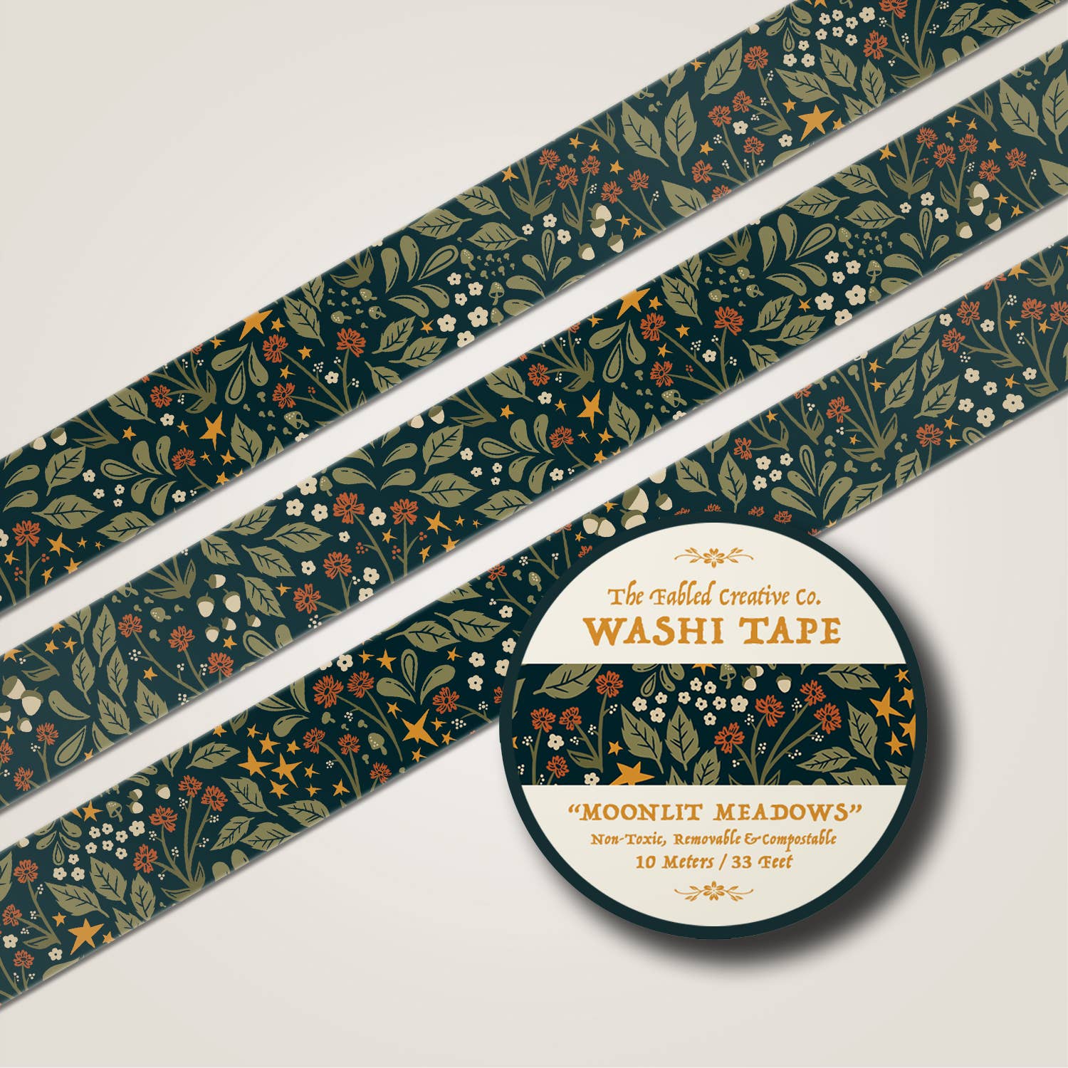 Moonlit Meadows Washi Tape | The Fabled Creative Co.
