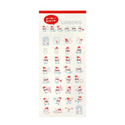 Snowman Paper Transfer Stickers by Irodo