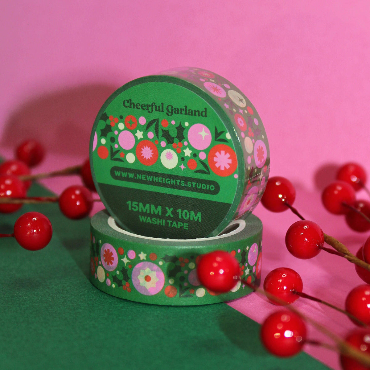 Cheerful Garland Washi Tape | New Heights Studio