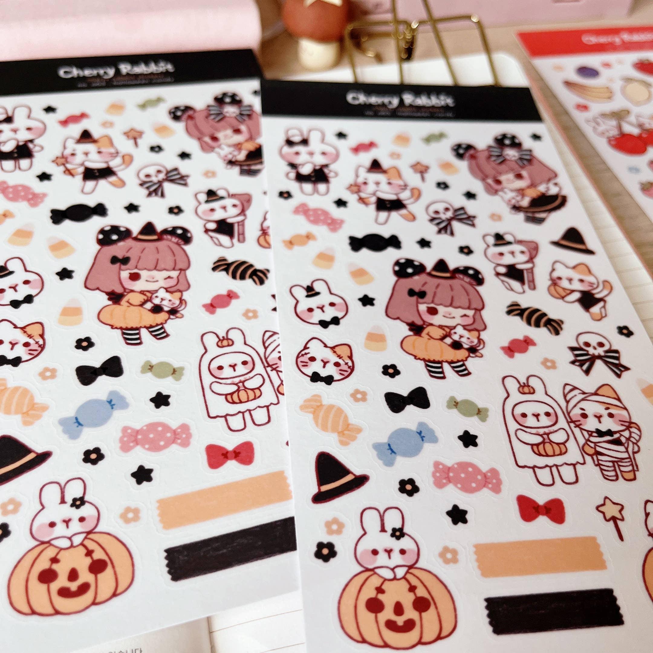Halloween Candy Sticker Sheet no.063 - Papertail Fox