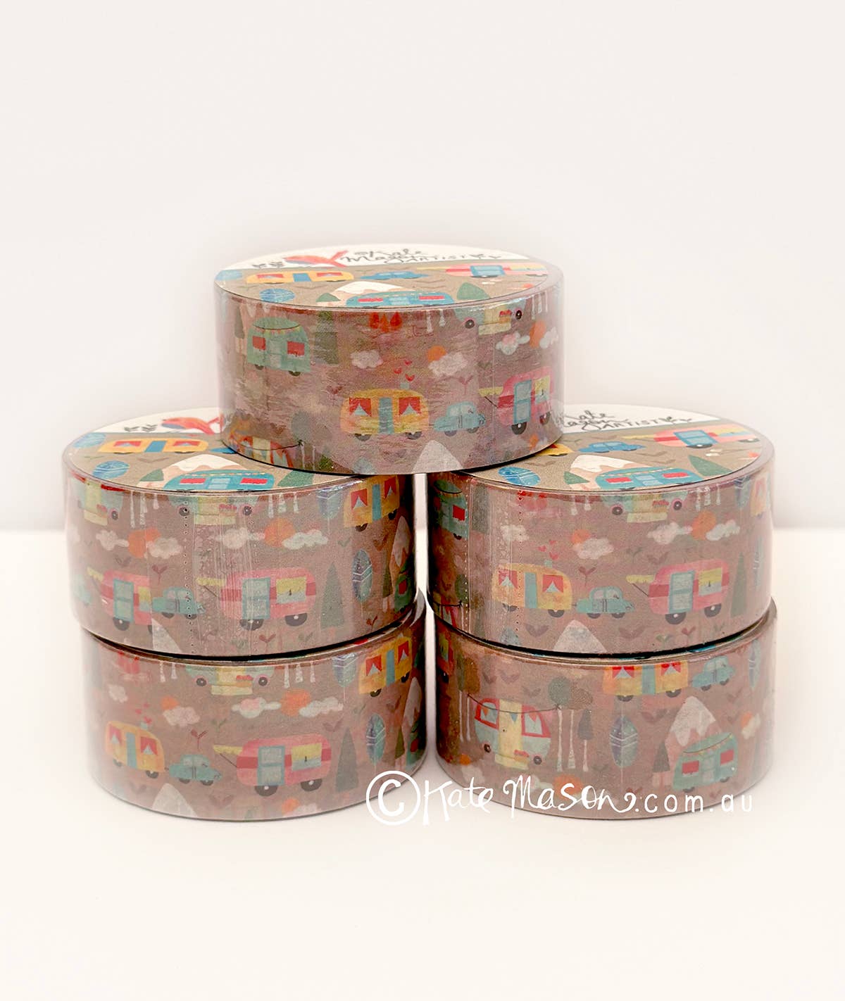 Caravans Washi Tape | Kate Mason Artist