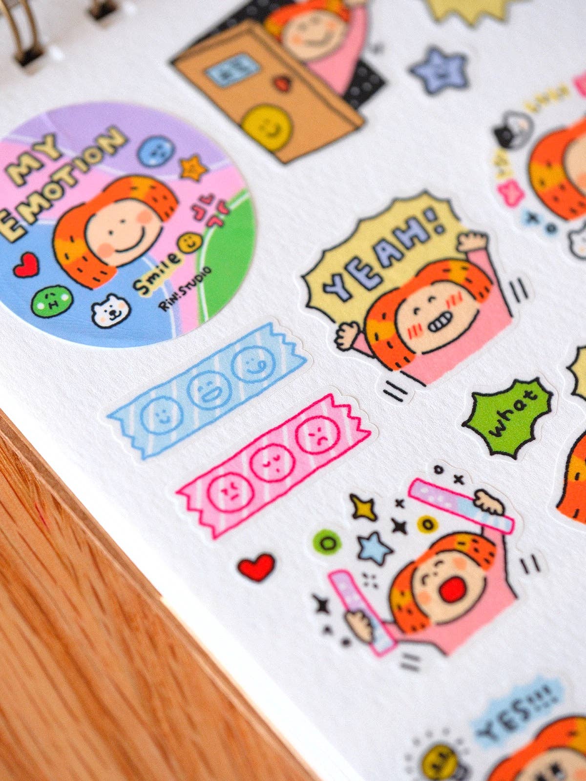 Emotion Die-Cut Washi Tape | RiN! Studio
