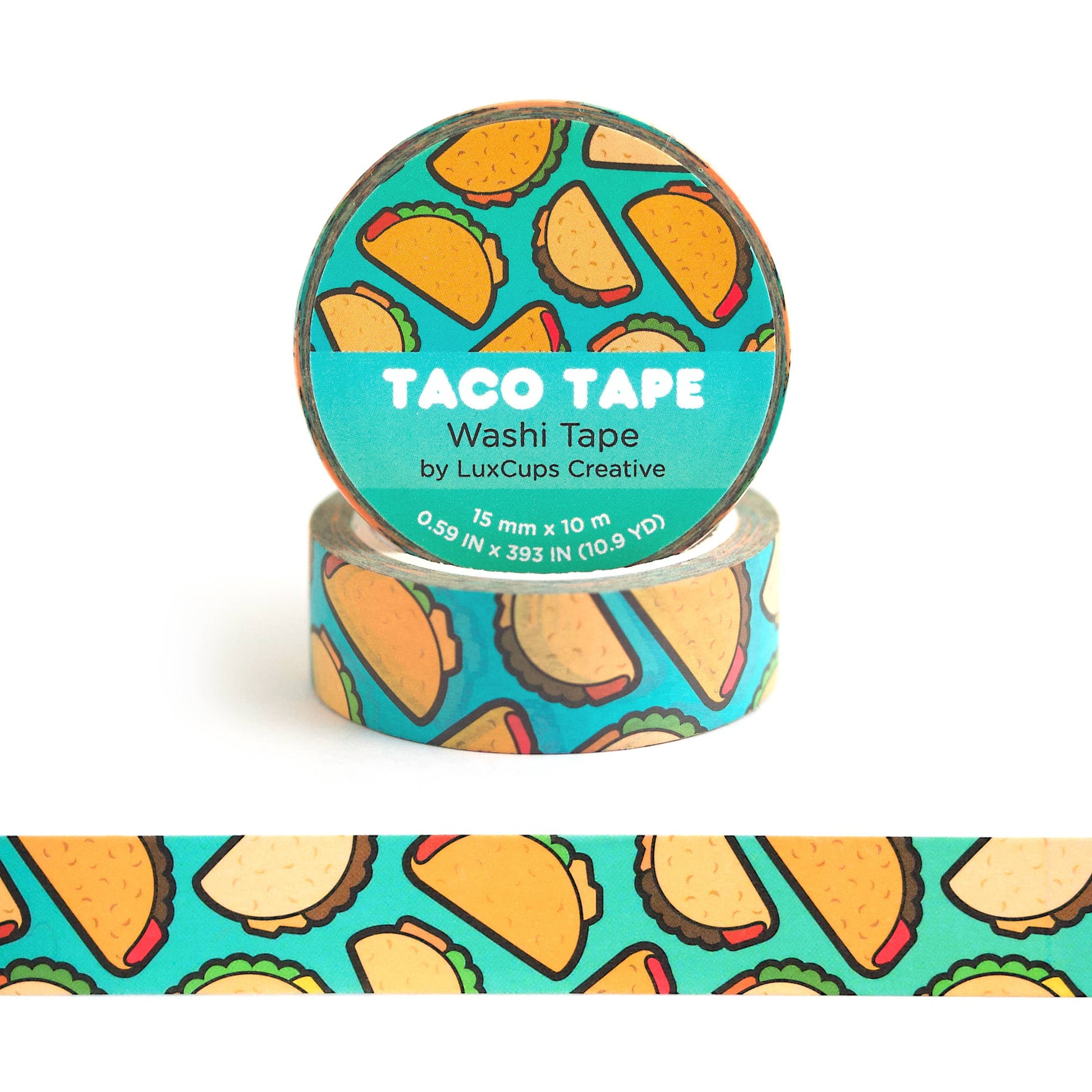 Taco Washi Tape by LuxCups Creative | Papertail Fox