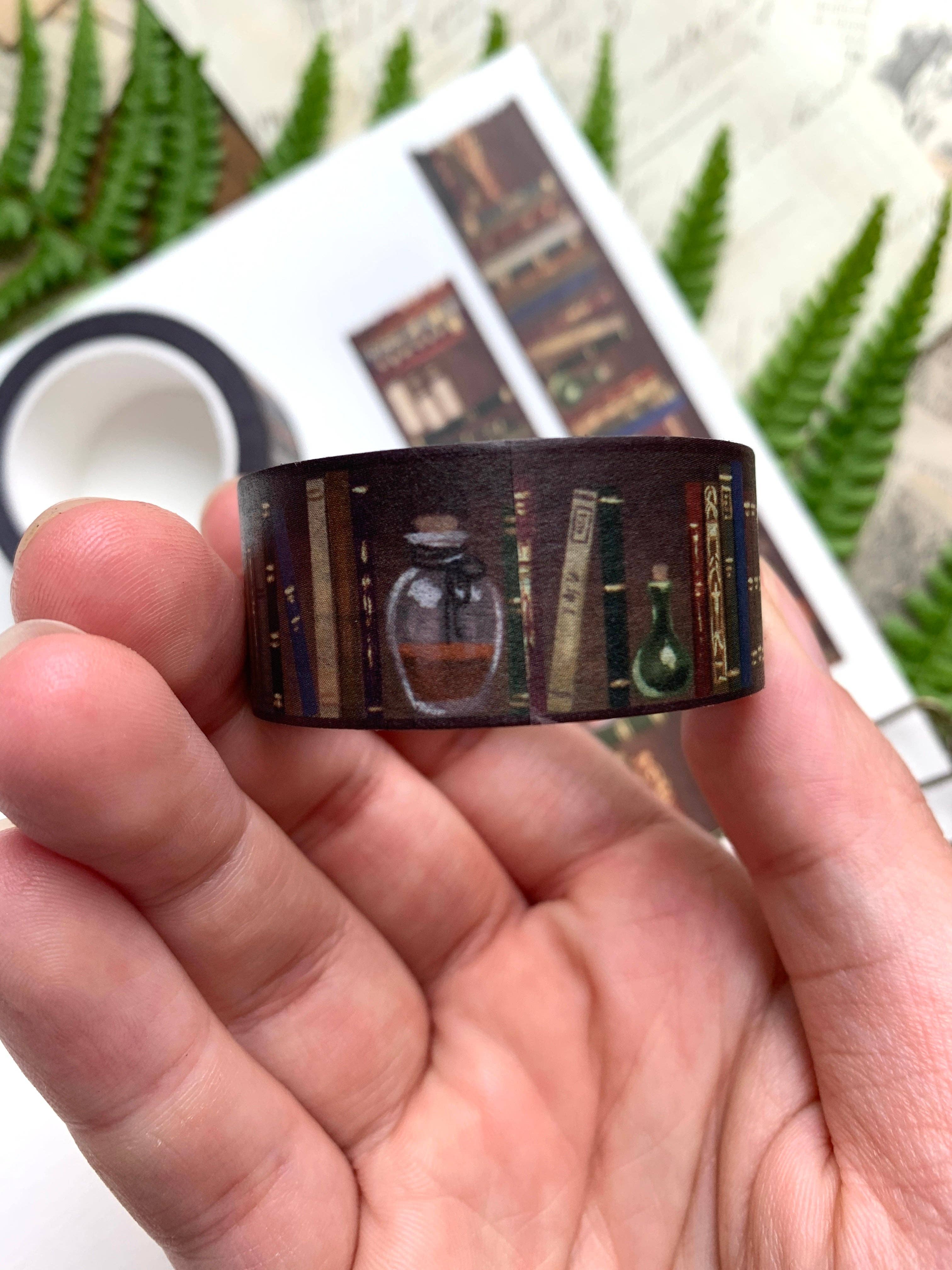 Bookshelf Washi Tape | The Creeping Moon