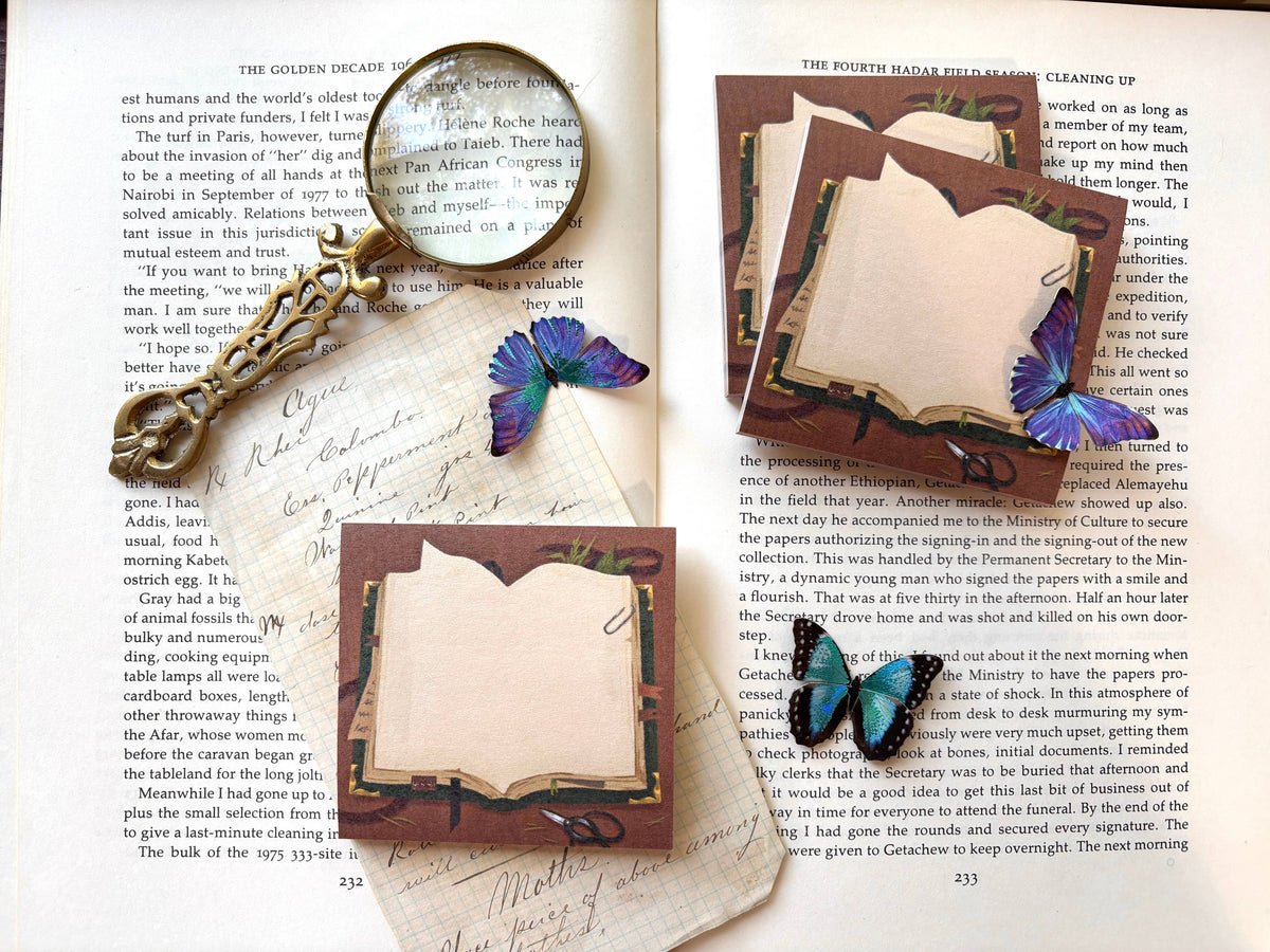 Botanist's Book Sticky Note by The Creeping Moon | Papertail Fox