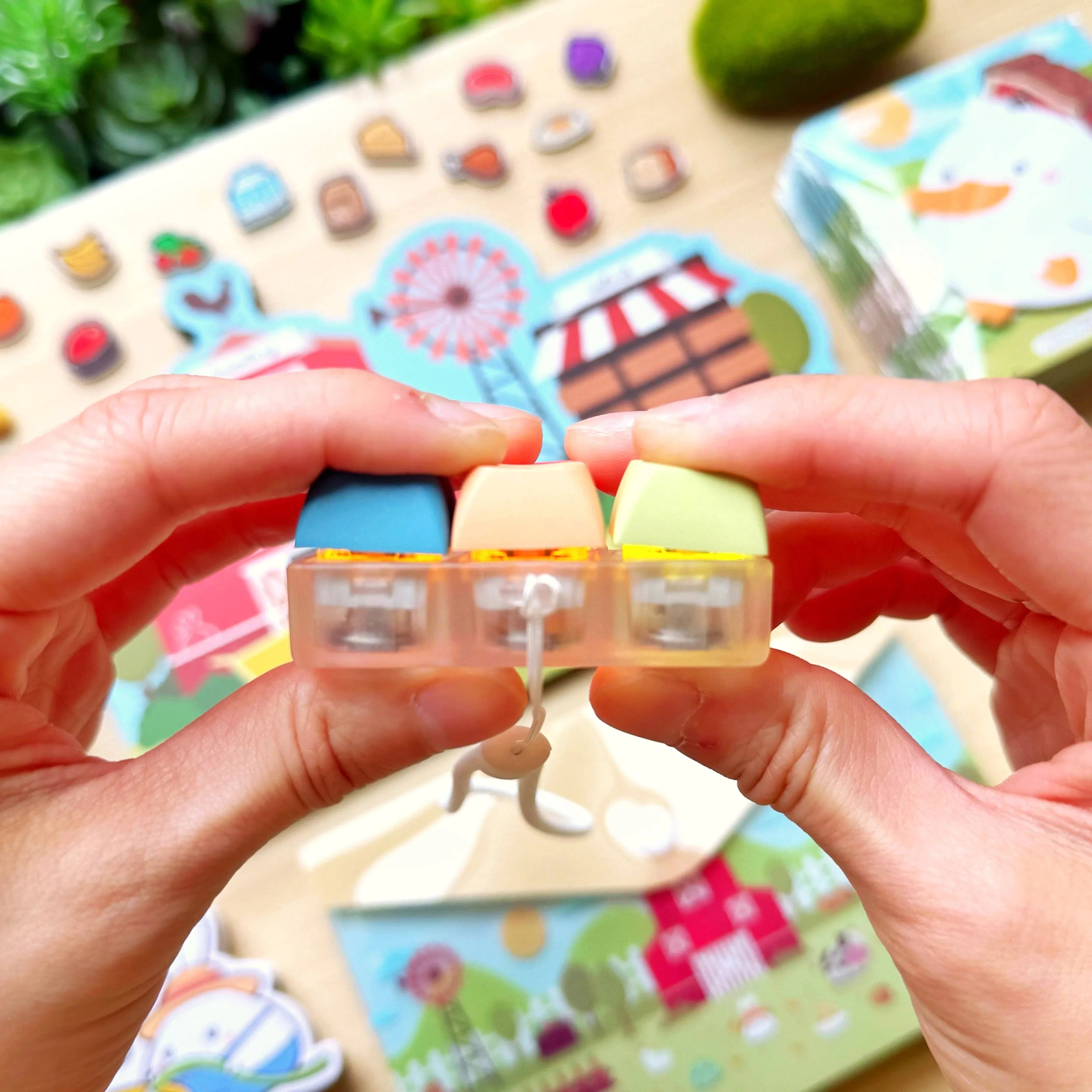 Pasture Pals Keyboard Fidget Keychain - Papertail Fox