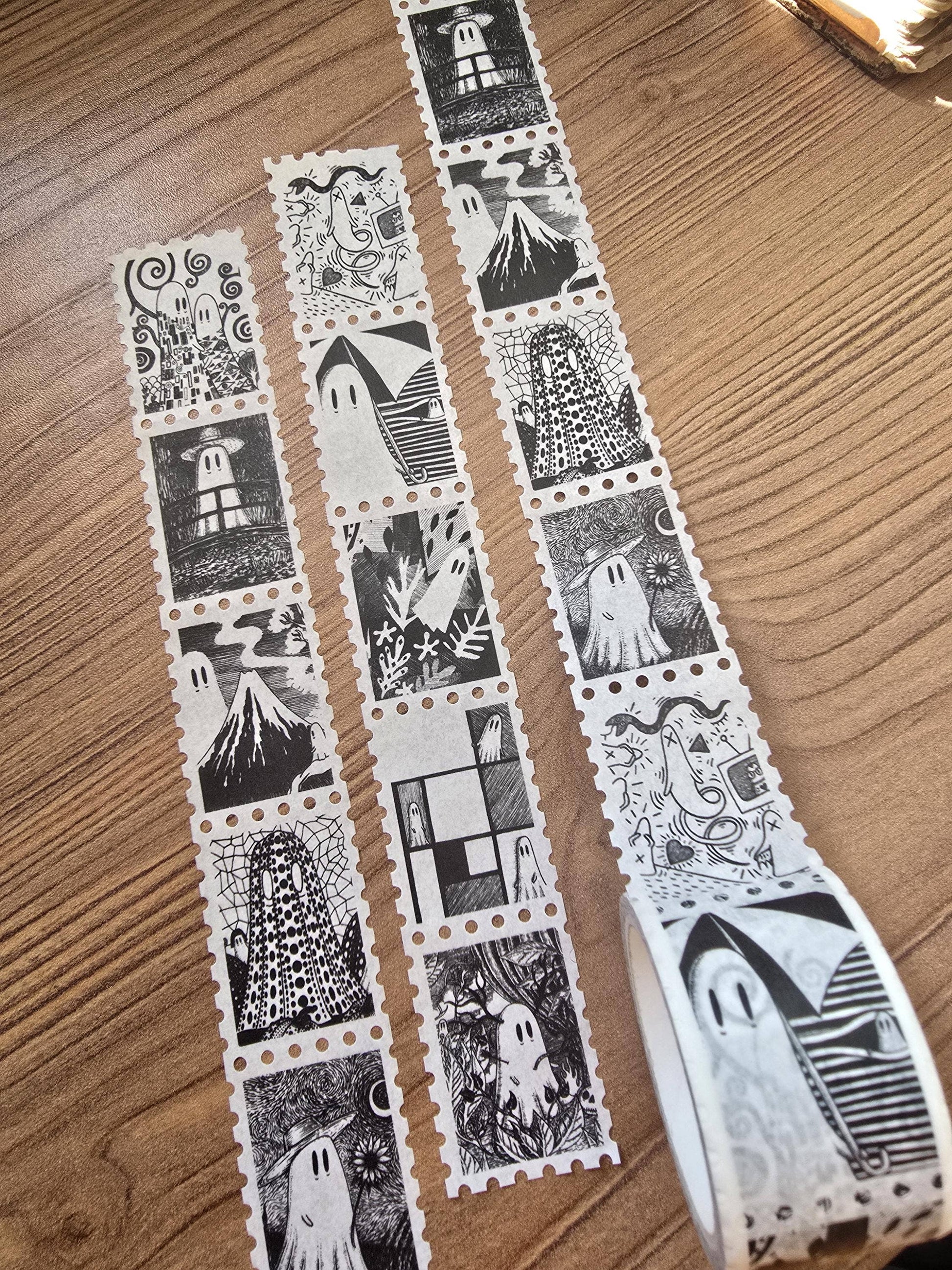 Creative Spirits Stamp Washi Tape #1 - Ghosts of Art History by Jon Turner | Papertail Fox