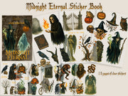 Midnight Eternal Sticker Book | CoraCreaCrafts