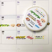 Have a Nice Day Mini Washi Tape by RiN! Studio | Papertail Fox